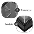 thumbnail image 5 of KAKOWELY 1 Set Decorative Baseball Box Household Baseball Holder Transparent Softball Case Baseball Accessory,4.13"X4.13"X3.74", 5 of 5