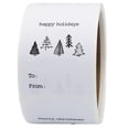 thumbnail image 1 of Cottage Christmas Tree White Gift Tags | 2 x 3" Inches - 100 Pack, 1 of 3