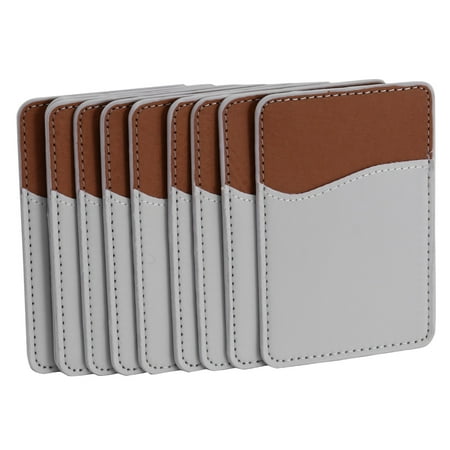 

10Pcs Sublimation Blanks Phone Wallet - PU Leather Card Holder for Back of Phone Stick on Android DIY Blanks