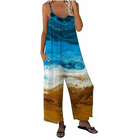 

Xihbxyly Jumpsuits for Women Overalls Women Maternity Jumpsuit Women Loose Fit Linen Overalls for Women Wide Leg Rompers Cotton Overalls with Pockets Prime Two Day Deals #5