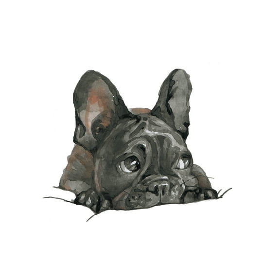 Marmont Hill Sneaky Frenchie II Canvas Wall Art