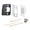 Black, variant on NEXAVKPR Polished Door Strikes Plate set with Smooth Border & Hassle frees Installation Scratch Resistant Door Hardware for Home Use