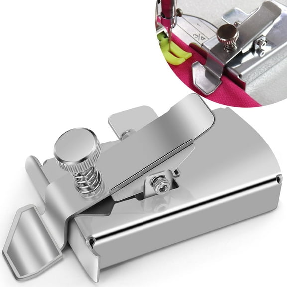 Universal sewing machine attachments: Upgraded Magnetic Seam Rail, magnetic sewing guide strap clips, hem guides, multi-purpose hem guides. Suitable for sewing supplies and accessories.