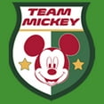thumbnail image 2 of Boy's Mickey & Friends Team Mickey Badge Mexico  Graphic Tee Kelly Green Medium, 2 of 4