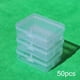 thumbnail image 4 of Caja Organizadora de Almacenamiento Transparente de 50 Piezas con Tapas para Cuentas de Joyería, Tapones para Los Oídos, 4 of 9
