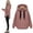 Pink, variant on Vedolay Womens Hoodies Zip Up Womens Fall Fashion Sweatshirt Long Sleeve Pullover Casual Top,Khaki XL