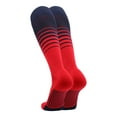 thumbnail image 2 of TCK Elite Breaker Striped Cushioned Soccer Socks - Navy/Scarlet, X-Large, 2 of 2
