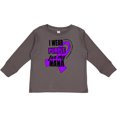 thumbnail image 3 of Inktastic I Wear Purple For My Nana Pancreatic Cancer Awareness Boys or Girls Long Sleeve Toddler T-Shirt, 3 of 5