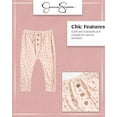 thumbnail image 6 of Jessica Simpson Baby Girls' Pants Set - 2 Piece Ruffle Bottom Blouse and Pants (0-24M), 6 of 7