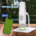 thumbnail image 4 of Microscope, Microscope Portable avec Microscope Ordinateurs Usb avec 8 Pliable 1080p Wifi Microscope Wifi Usb 2mp 1080p 8 Support Pliable Ordinateurs Microscope avec Wifi et Wifi Blanc et Usb, 4 of 7