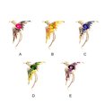 thumbnail image 4 of Minnieouse Broche de pájaro de fuego, colgante de pecho, joyería de moda, broches brillantes, accesorios multicolores a prueba de herrumbre para mujer, Ropa, zapatos y accesorios Miscelánea Verde Minnieouse AP019184-04, 4 of 6