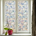 thumbnail image 3 of Zmeidao Floral Privacy Window Film, Static Cling Rainbow Stained Glass Decals for Home Door 17.7x78.7in, 3 of 5