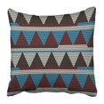 thumbnail image 1 of BOSDECO Black Bead Motifs Abstract Contrast Colors Beadwork Mosaic for Handiwork Pillowcase Pillow Cover 20x20 inch, 1 of 1
