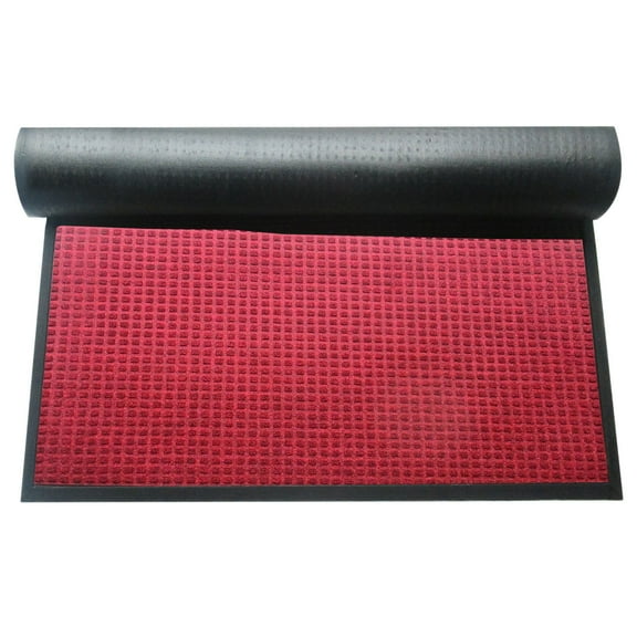 A1 Home Collections LLC Rub-Poly Multi Utility Indoor/Outdoor Scraper Doormat (Brown) Entryway Front Door Mat - 36"X60"