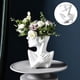 thumbnail image 5 of Maceta creativa, modelo de florero, arreglo Simple, maceta para , familia, jarrón , bonsái, maceta, decoración blanca, 5 of 10