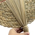 thumbnail image 2 of Pack of 5 Handwoven Grass Fans - , Unique Design for Home or Outdoor Use (As Shown), 2 of 7
