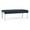 Midnight Sky, variant on Waterfall Reception Waiting Room 2-Seat Bench Dark / Silver Steel / Navy Blue
