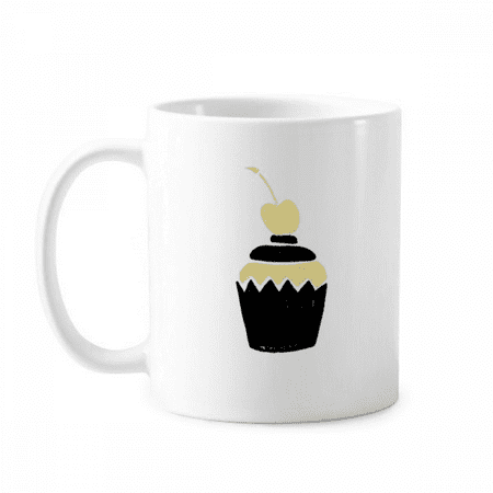 

Love Cake Cheery Quote Style Mug White Pottery Classic Cerac Cup Handle 12oz