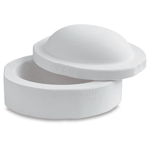 Mayco Oval Slump and Hump Mold, 8-3/4 X 7 X 3-1/4 in