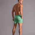 thumbnail image 2 of SWSMCLT Men's Gym Shorts Summer Soft Terry Cotton Lounge Shorts Elastic Waist Sweat Shorts Drawstring Mid Rise Workout Jogger Sweatpants Green Medium, 2 of 4