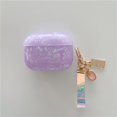 thumbnail image 2 of AirPods Pro Case with Keychain, GMYLE Pearl Style Cute Hard Shell Case Protective Earbuds Cover Skin for Apple AirPods Pro (Purple with Gem Keyring), 2 of 5