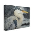 thumbnail image 4 of Stupell Industries Grey Heron Portrait Animals & Insects Painting Gallery Wrapped Canvas Art Print Wall Art, 20 x 16, 4 of 8