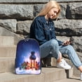 thumbnail image 6 of Easygdp Lantern On Snow With Christmas Clear Backpack, Transparent Bookbag for School for Women Men, Capacity Clear Bag for College, Travel, 6 of 7