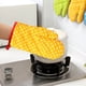 thumbnail image 4 of Guantes gruesos para horno, aislantes para microondas, utensilios para hornear, accesorios de cocina, amarillos, 4 of 4