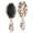 Halloween Pumpkin Ghost Leopard Pattern, variant on Halloween Pumpkin Lantern Pattern Brush, Detangling Hair Brush,Oval Paddle Hair Brush, Smooth Handle Gifts for for Men Women Kids