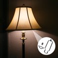 thumbnail image 4 of Black Metal Lamp Harp with Adjustable Gears for Table Lamps and E27 Sockets 4 Pieces, 4 of 9