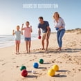 thumbnail image 4 of Realplay Classic Bocce Ball Set, 9-Piece Outdoor Lawn Game with Carry Case, 4 of 5