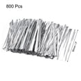thumbnail image 2 of Unique Bargains 3-Inches Metallic Twist Ties for Bags Silver 800pcs, 2 of 4