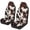 Cow Print Brown, variant on Jeiento Tree Frog Car Seat Covers 2 Pcs Stretch Polyester Fabric Cover Breathable Car Seat Cover Easy Installation Universal Size Fit for Most Cars SUVs