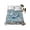 Blue Crab, variant on Blue Jellyfish Coastal Flat Sheets Only Twin XL Size, Soft Breathable Bed Top Sheets for Mattress, Summer Beach Nautical Starfish Coral Bedding Flat Sheets for Home Hotel Bedroom Bed Protection