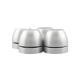 thumbnail image 5 of Hifi 4pcs 33x30mm Ball With M8 Screw Shock Absorbing Pad Feet Stands For Speakers Amplifier Silver Banmo, 5 of 5