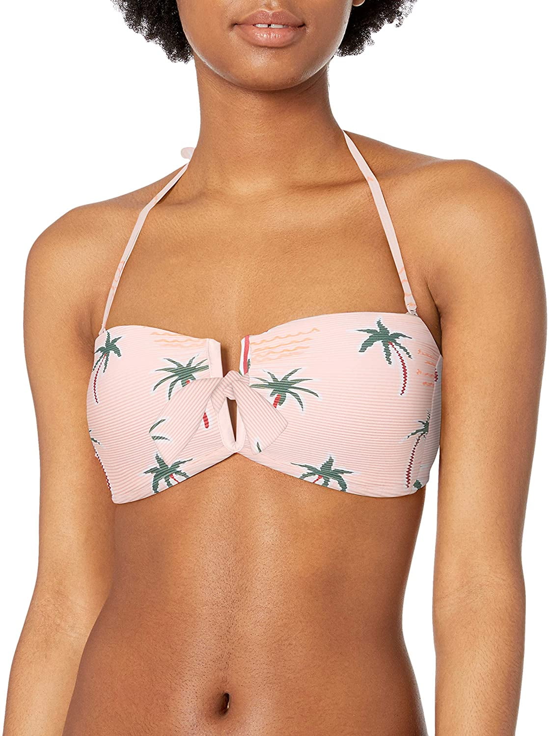 Body Glove Womens Eleanor Molded Cup Bandeau Bikini Top Swimsuit Bikini Top