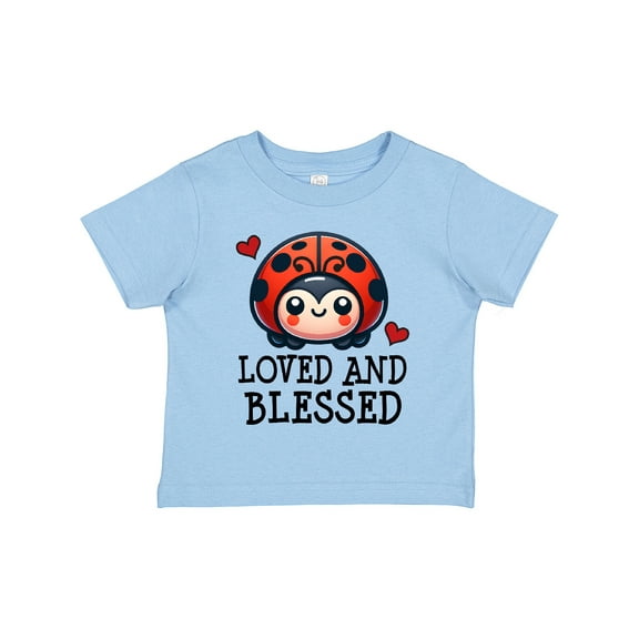 Inktastic Ladybug Loved and Blessed Boys or Girls Toddler T-Shirt