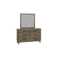 thumbnail image 2 of Amii Rustic Brown Panel Bedroom Set Special King 3 Piece: Bed, Dresser, Mirror, 2 of 13