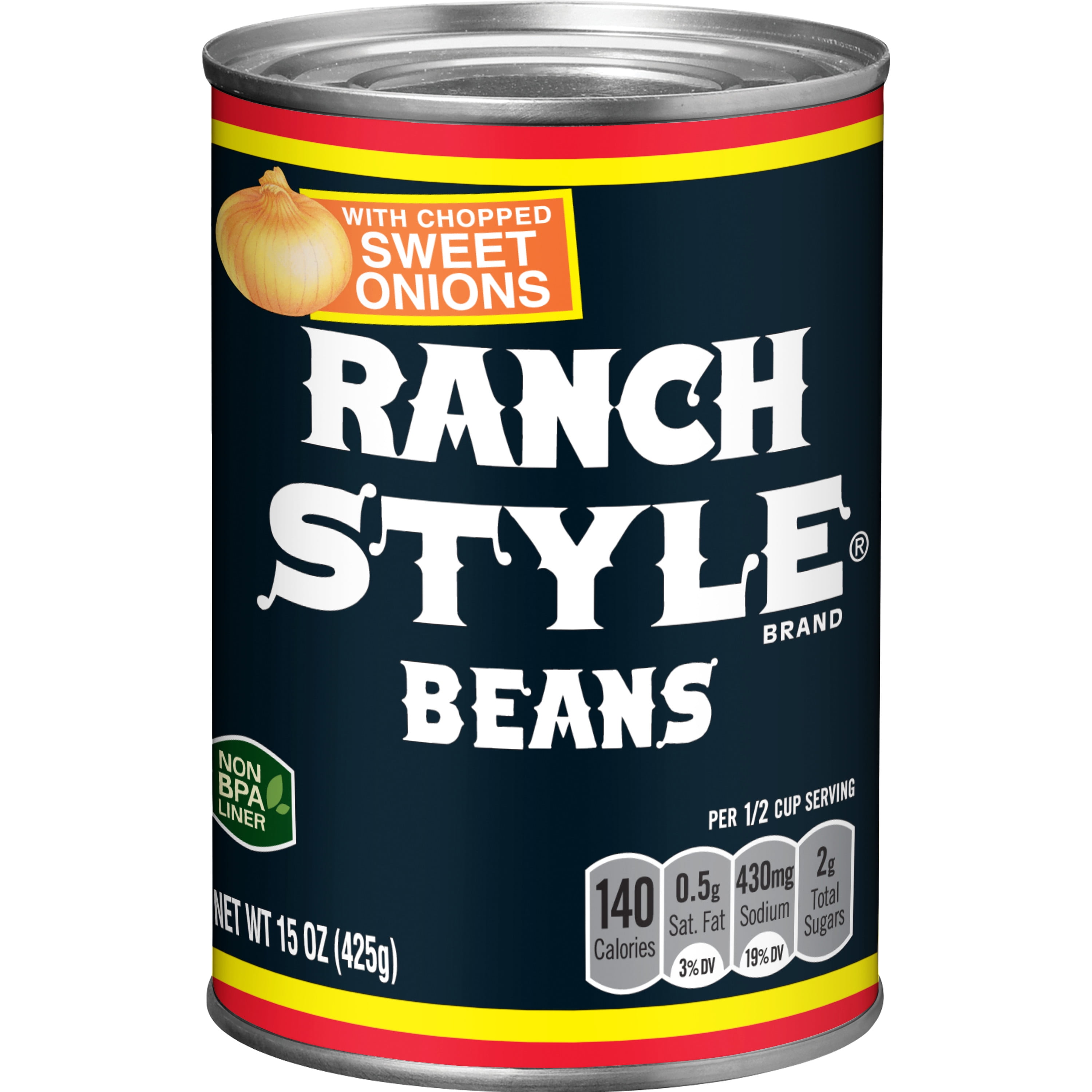 Ranch Style Beans With Chopped Sweet Onions Canned Beans 15 OZ 
