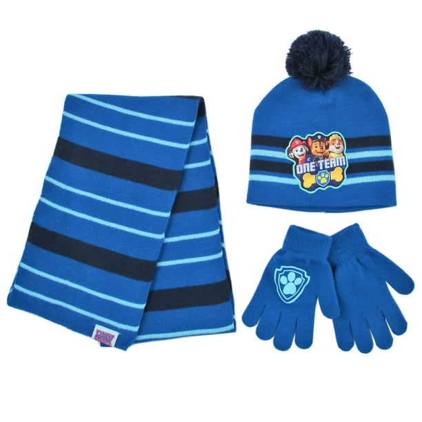 paw patrol hat and glove set