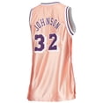 thumbnail image 3 of Women's Mitchell & Ness Magic Johnson Pink Los Angeles Lakers 75th Anniversary Rose Gold 1984 Swingman Jersey, 3 of 3