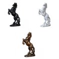 thumbnail image 1 of Estatua de caballo Baoblaze 3 piezas resina decoración casa, 1 of 8