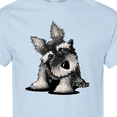 thumbnail image 4 of Inktastic Curious Schnauzer T-Shirt, 4 of 5