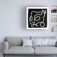 thumbnail image 2 of Trademark Fine Art Sharyn Bursic Black Scribble Lines 1 Canvas Wall Art, 2 of 4