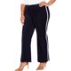 thumbnail image 1 of Tommy Hilfiger Mujer Varsity Stripe Casual Pantalones, Azul, 20W Tommy Hilfiger Pantalones, 1 of 1