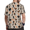 thumbnail image 2 of Wukai Funny Chicken Print Men's Short-Sleeved Mesh T-Shirt,Quick-Dry Short Sleeve Workout T-Shirt-X-Small, 2 of 8