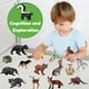 thumbnail image 5 of Figuras de animales del bosque SCAHOW, 16 unidades, para regalo de cumpleaños para niños, 5 of 6