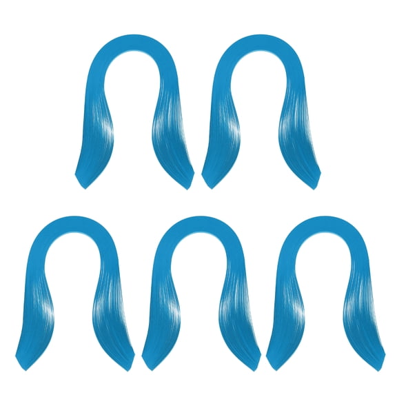 Quilling Strips Paper 600pcs 5mm 39cm Origami Paper Quilling Kits for Art DIY Craft Christmas, Aquamarine Blue