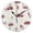 Black Needle, variant on 10" Artistic Round Wall Decorative Desk Clock Wall Clock Home Decor Red Fire Trucks Pattern
