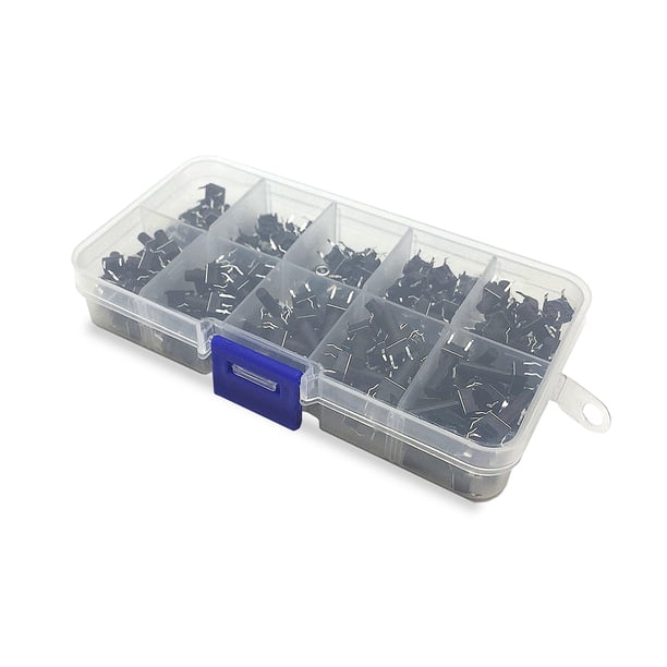 Monstrate 1 paquete de botones de interruptor táctil, componente clave, accesorio de botón pulsador, Kit surtido de tacto, equipo eléctrico, 10 piezas Type3 NO3